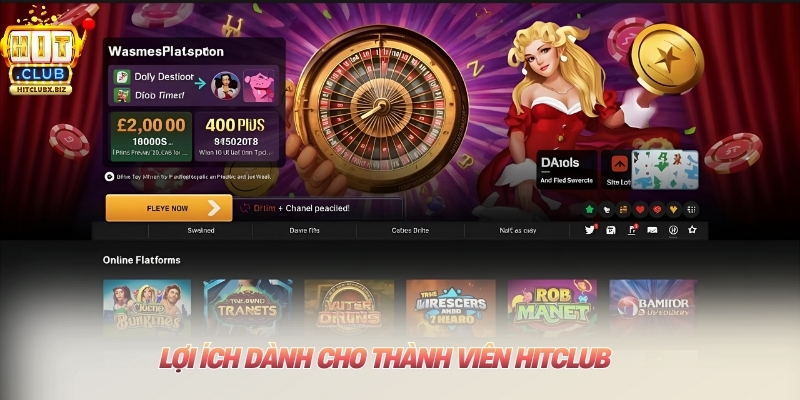 Lợi ích dành cho thành viên Hitclub